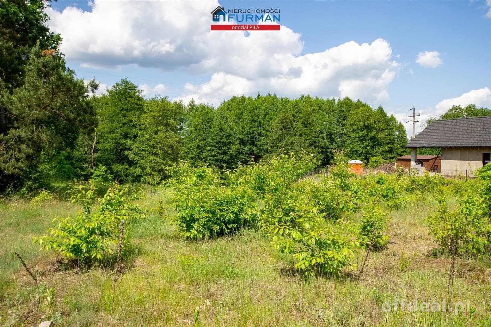 działka Skórka, gmina Krajenka pow. 1741 m2, rzeka