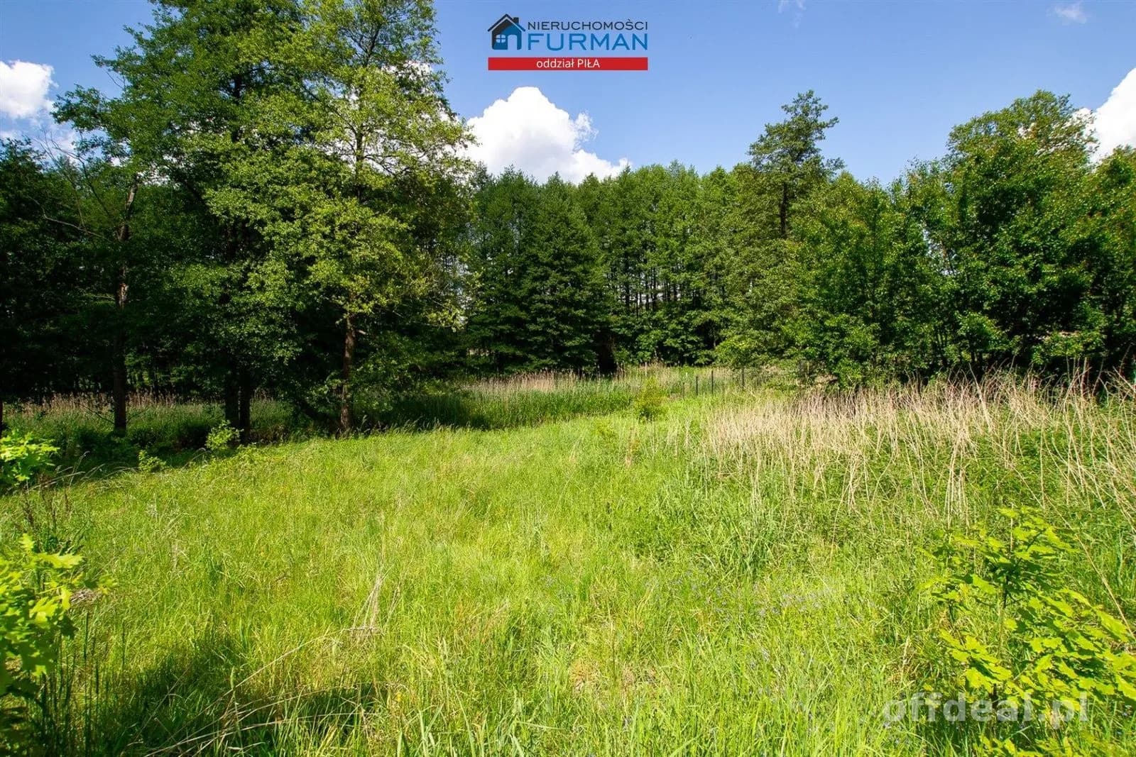 działka Skórka, gmina Krajenka pow. 1741 m2, rzeka