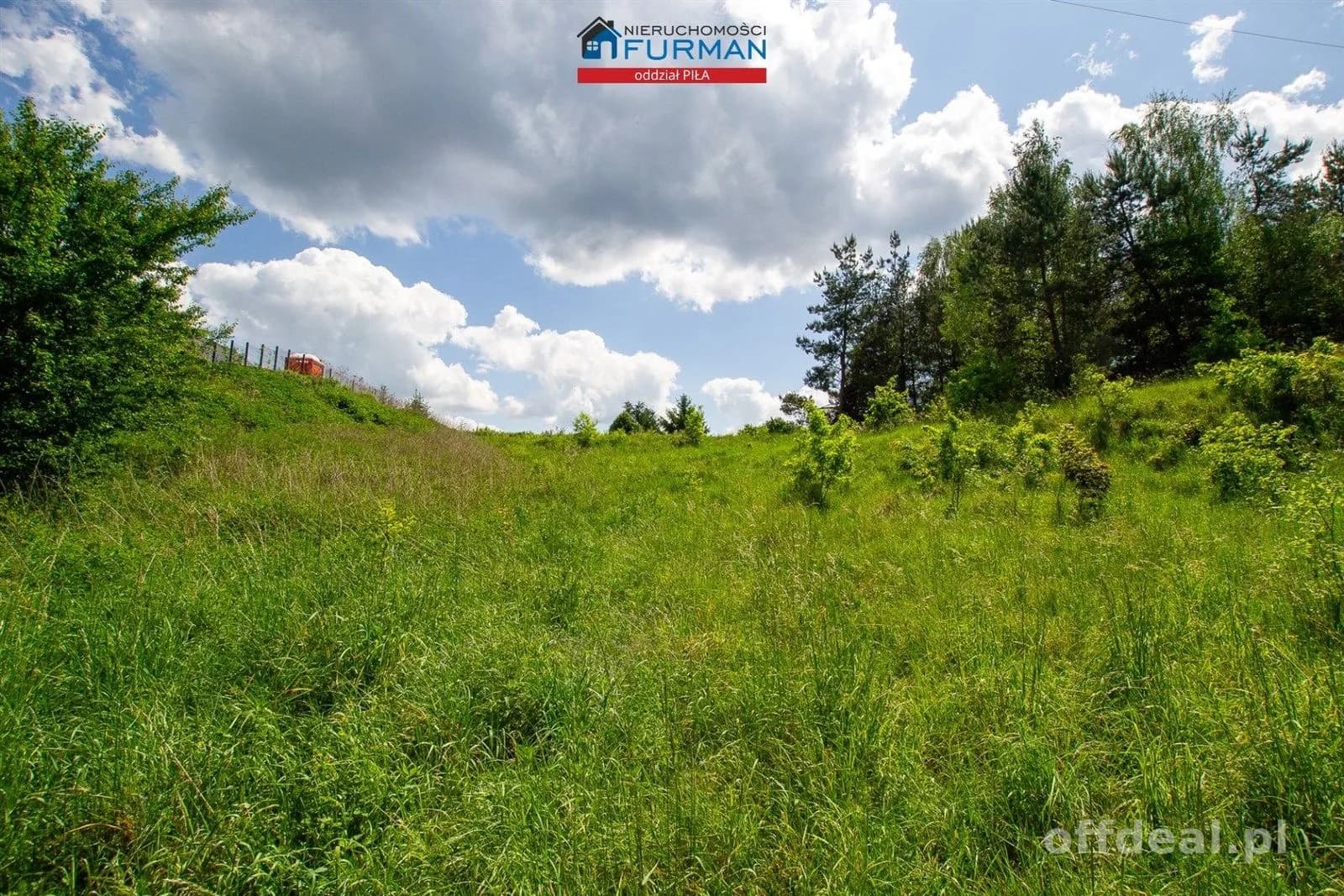 działka Skórka, gmina Krajenka pow. 1741 m2, rzeka