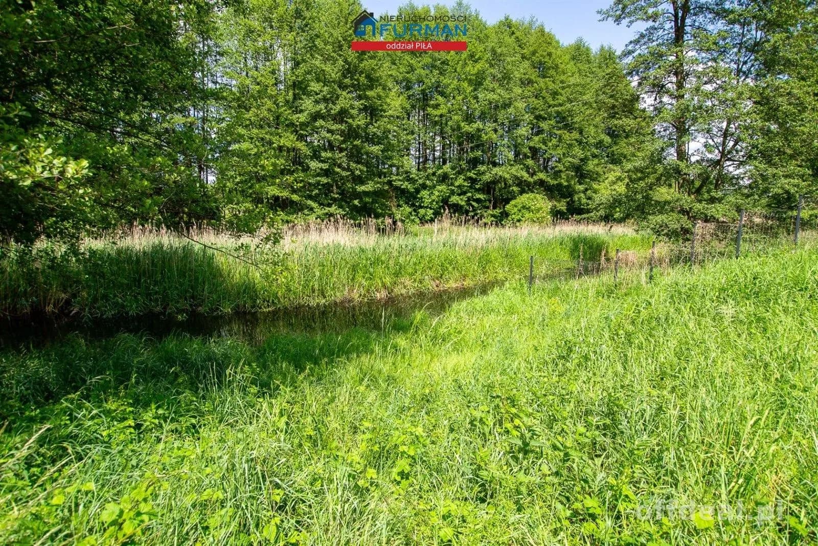 działka Skórka, gmina Krajenka pow. 1741 m2, rzeka