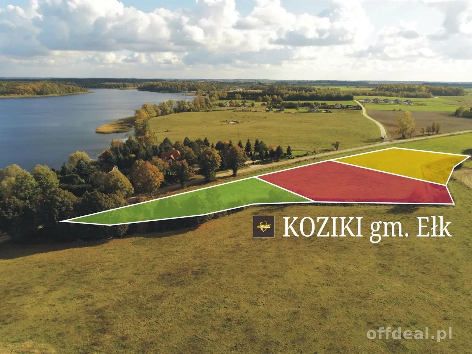 ділянка на продаж у Ełk, Koziki | 3 038 m²
