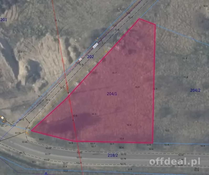ділянка на продаж у Sławoborze | 2 185 m²