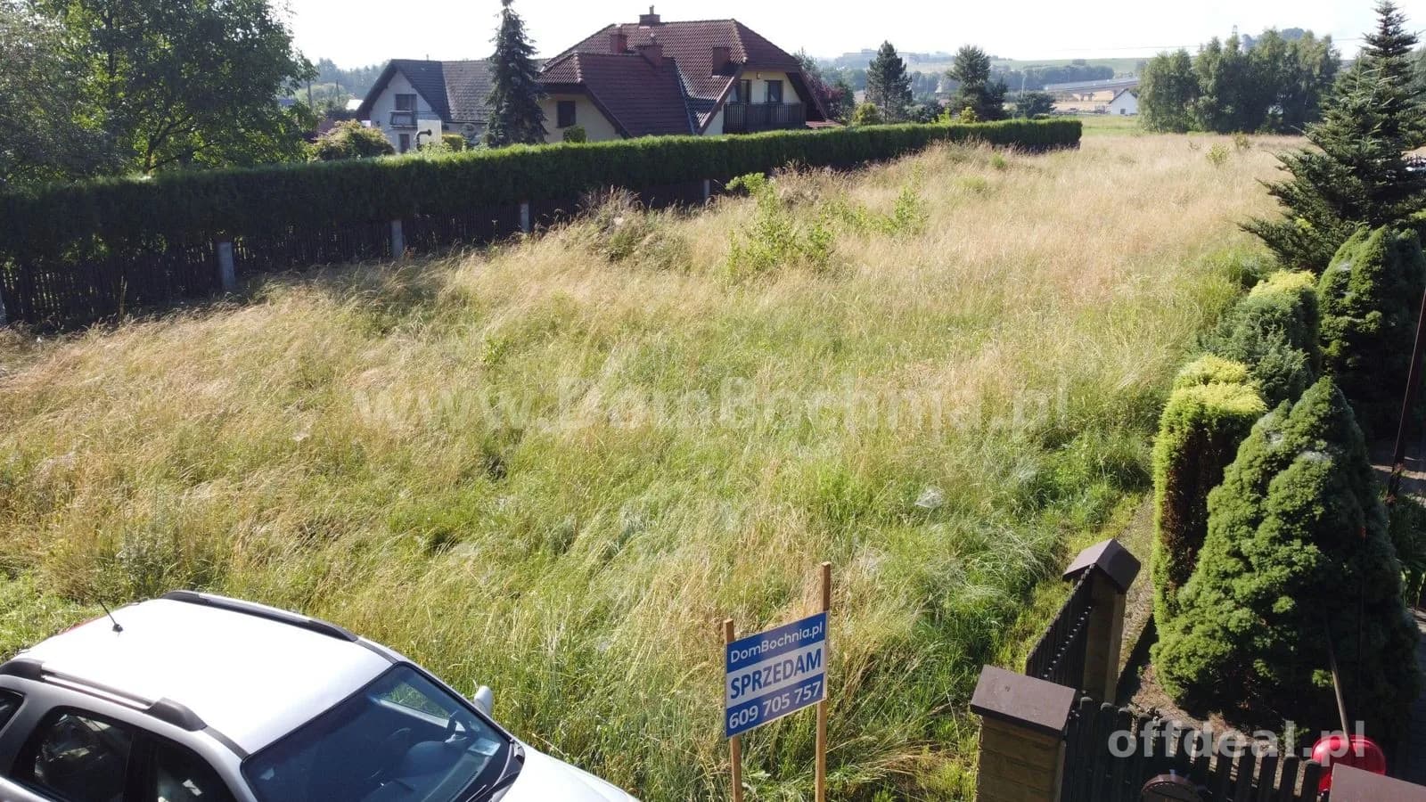 Jasień Klonowa działka dla dewelopera przy lesie