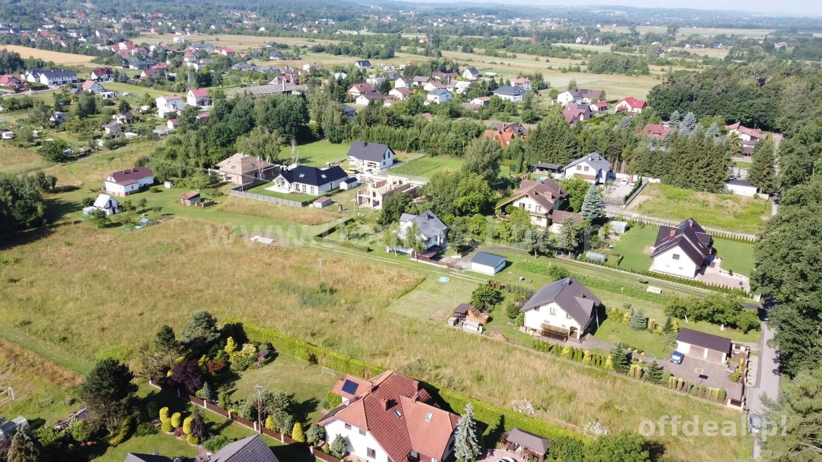 Jasień Klonowa działka dla dewelopera przy lesie