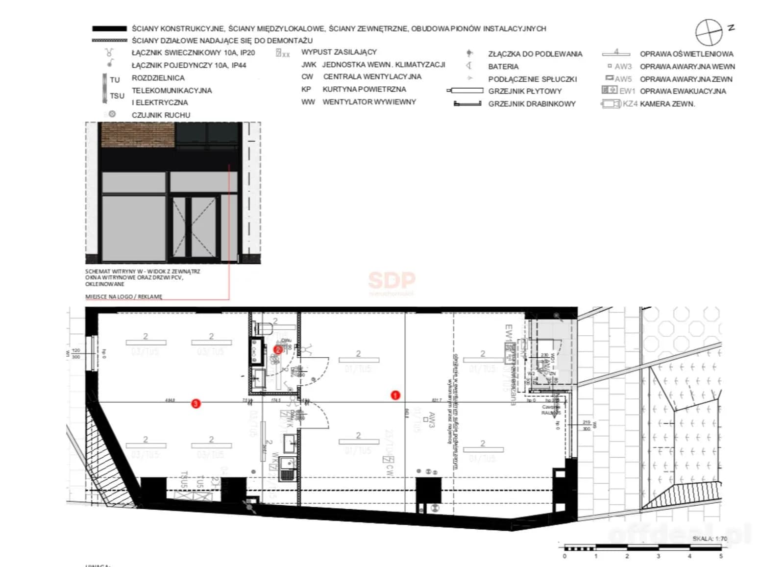 Gewerbeimmobilie zur Miete in Wrocław, Stare Miasto, Szczepin | 85 m²