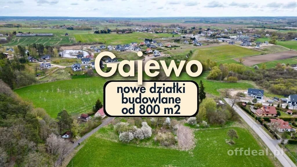 Gajewo | nowe działki budowlane