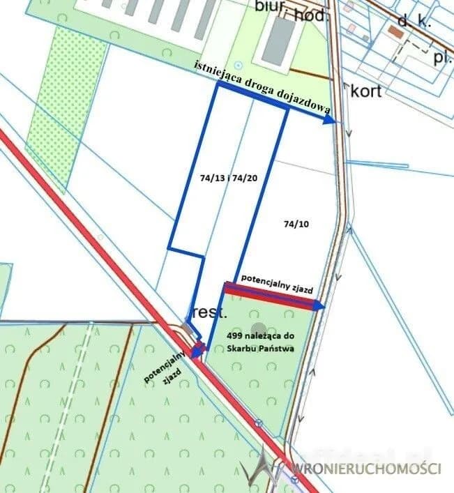 Kompleks inwestycyjny 3,43 ha P/U | Pawłów Trzebn.