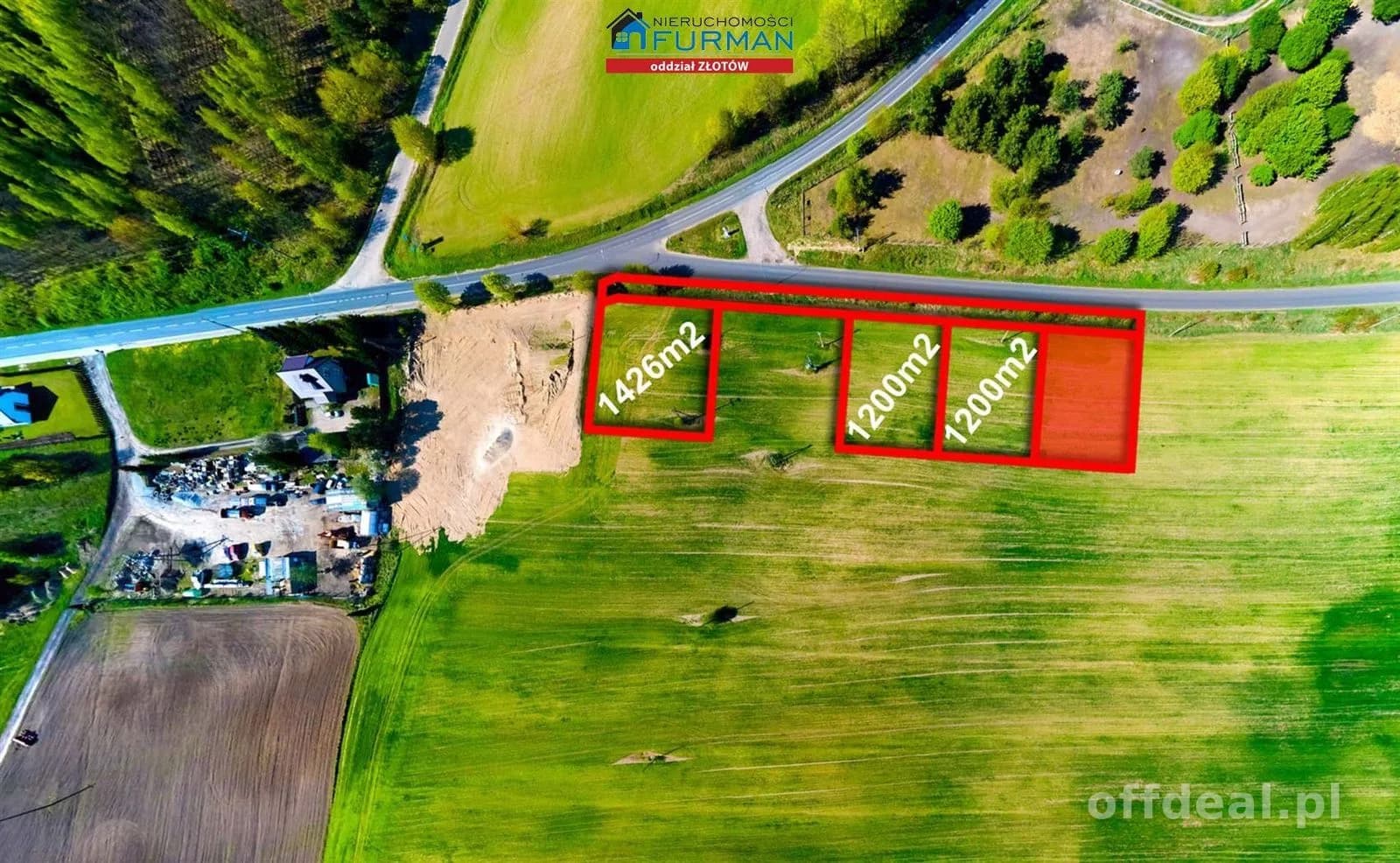 terrain à vendre à Jastrowie, Zagórze | 1 200 m²