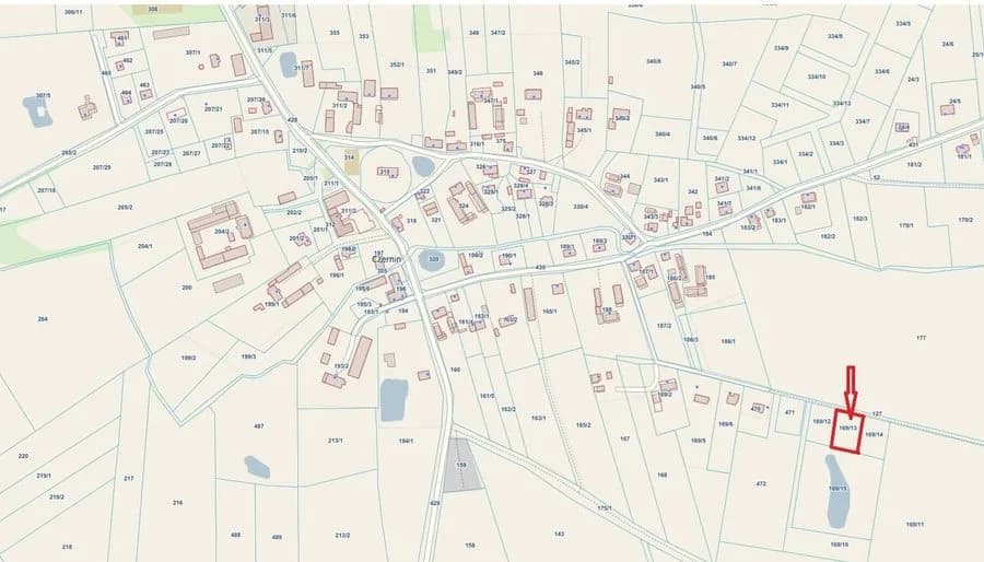 plot for sale in Czernin | 1,449 m²