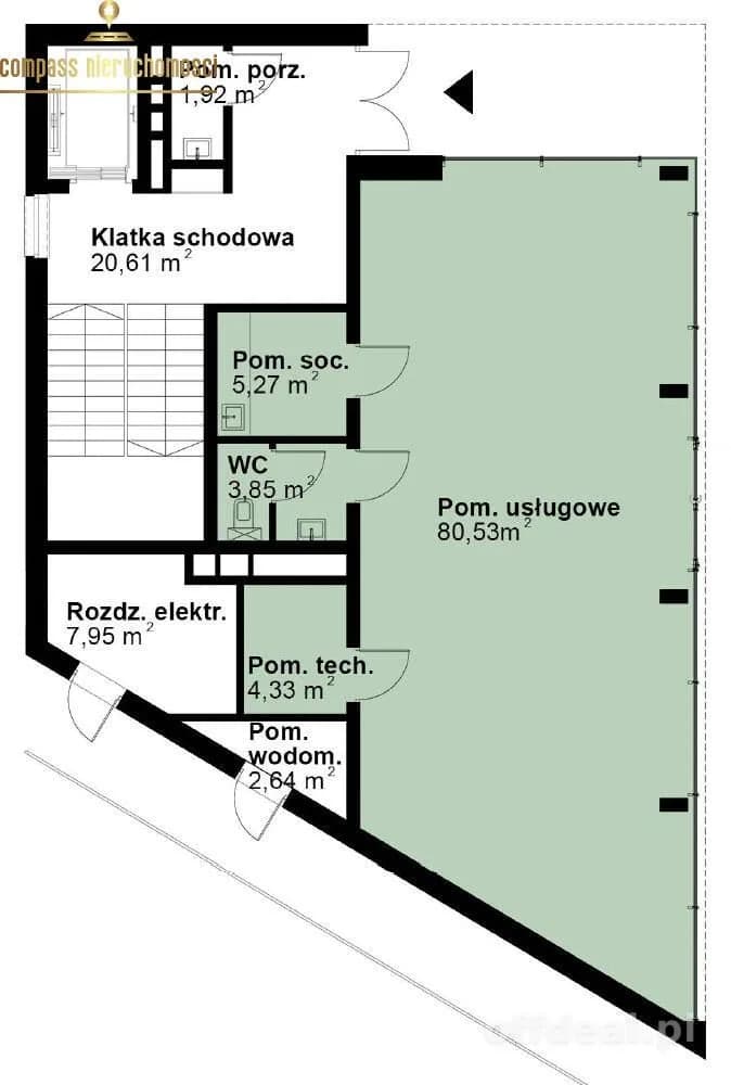 комерційна нерухомість на продаж у Wrocław, Fabryczna, Żerniki | 93,98 m²
