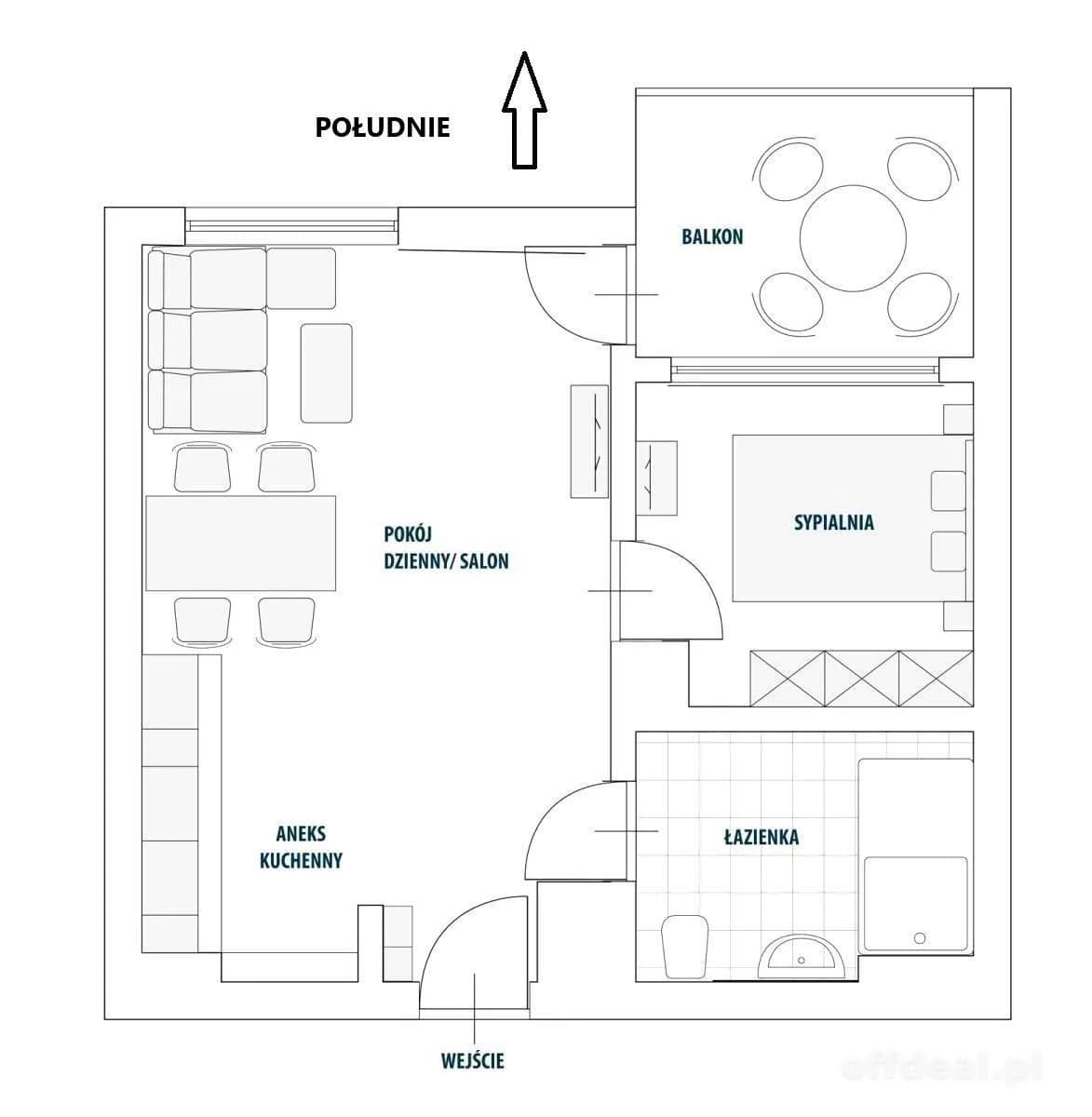 appartement à vendre à Kołobrzeg, Nadmorska | 2 pièces | 48,46 m²