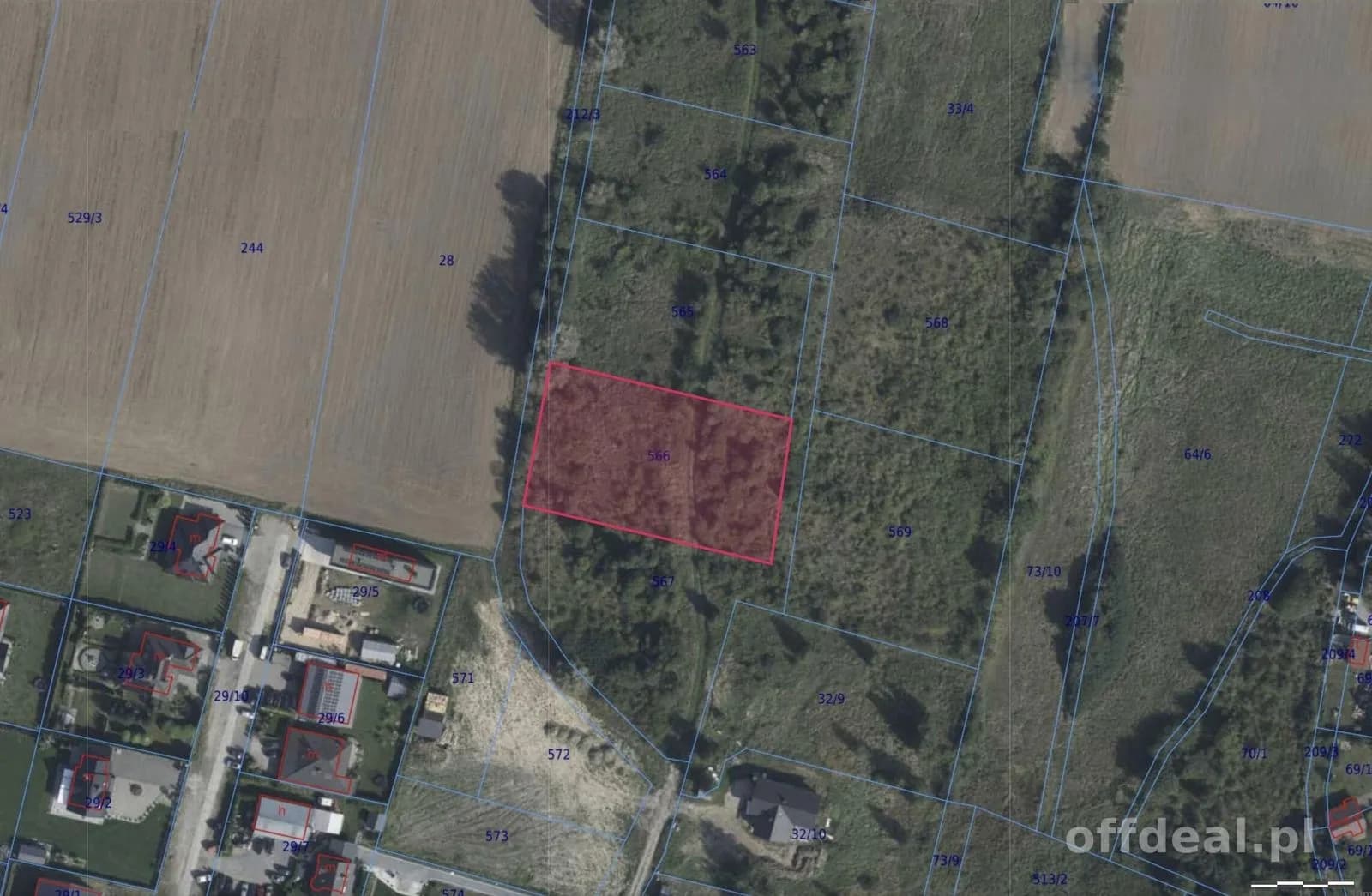 ділянка на продаж у Niekanin | 3 139 m²