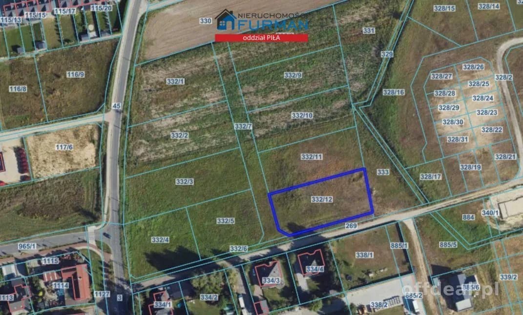 terrain à vendre à Złotów | 1 772 m²