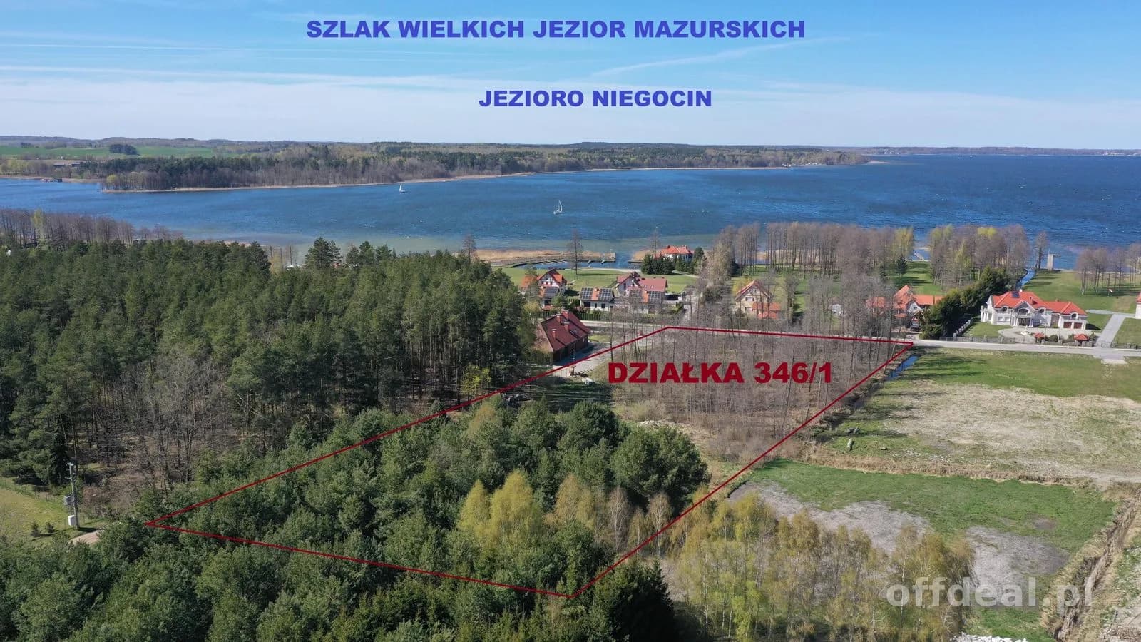 Budowlana działka z własnym lasem - Rydzewo