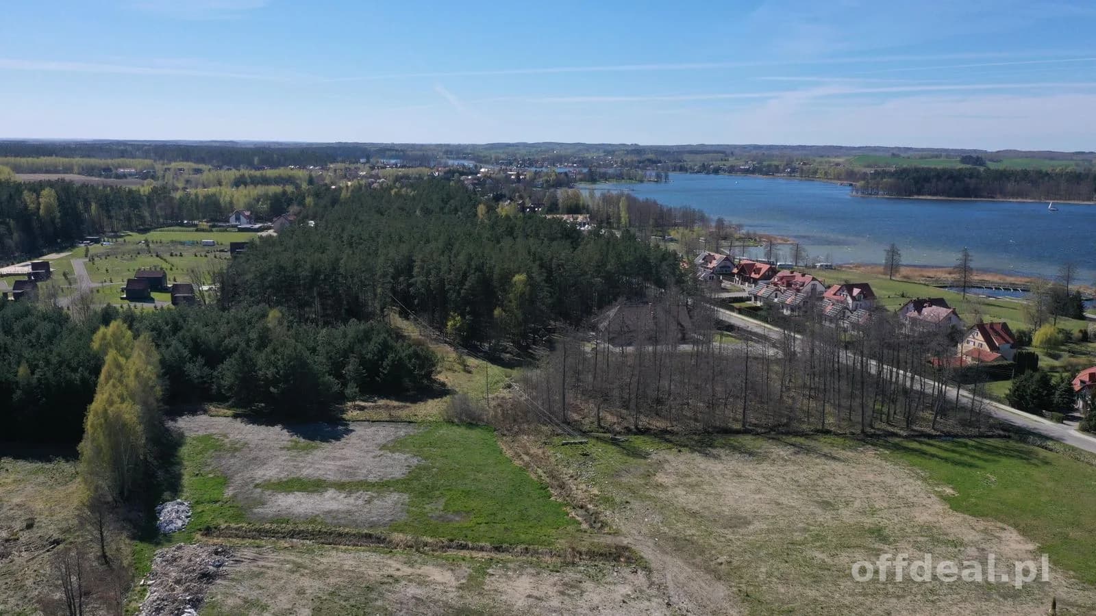 Budowlana działka z własnym lasem - Rydzewo