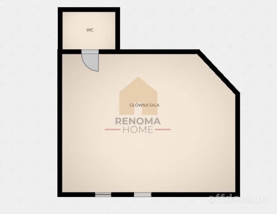 2-room commercial property for rent in Jawor | 30 m²