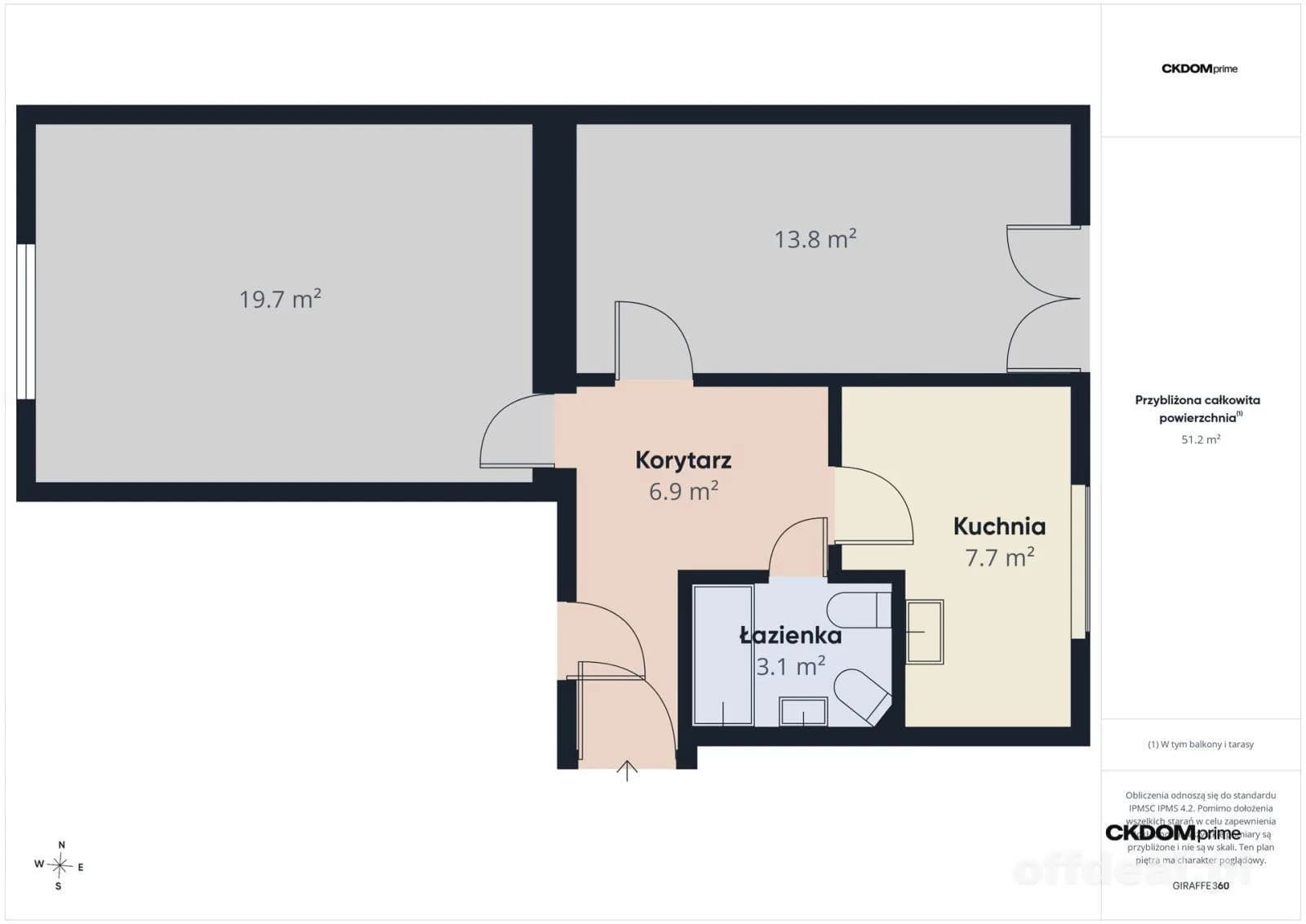 Zdjęcie 18: Mieszkanie, 2 pokoje, 51 m², Kielce