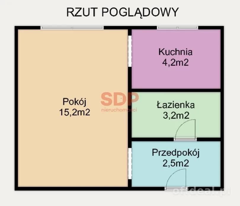 Kawerka w Mysłowicach | 25,1m2 | Do odświeżenia