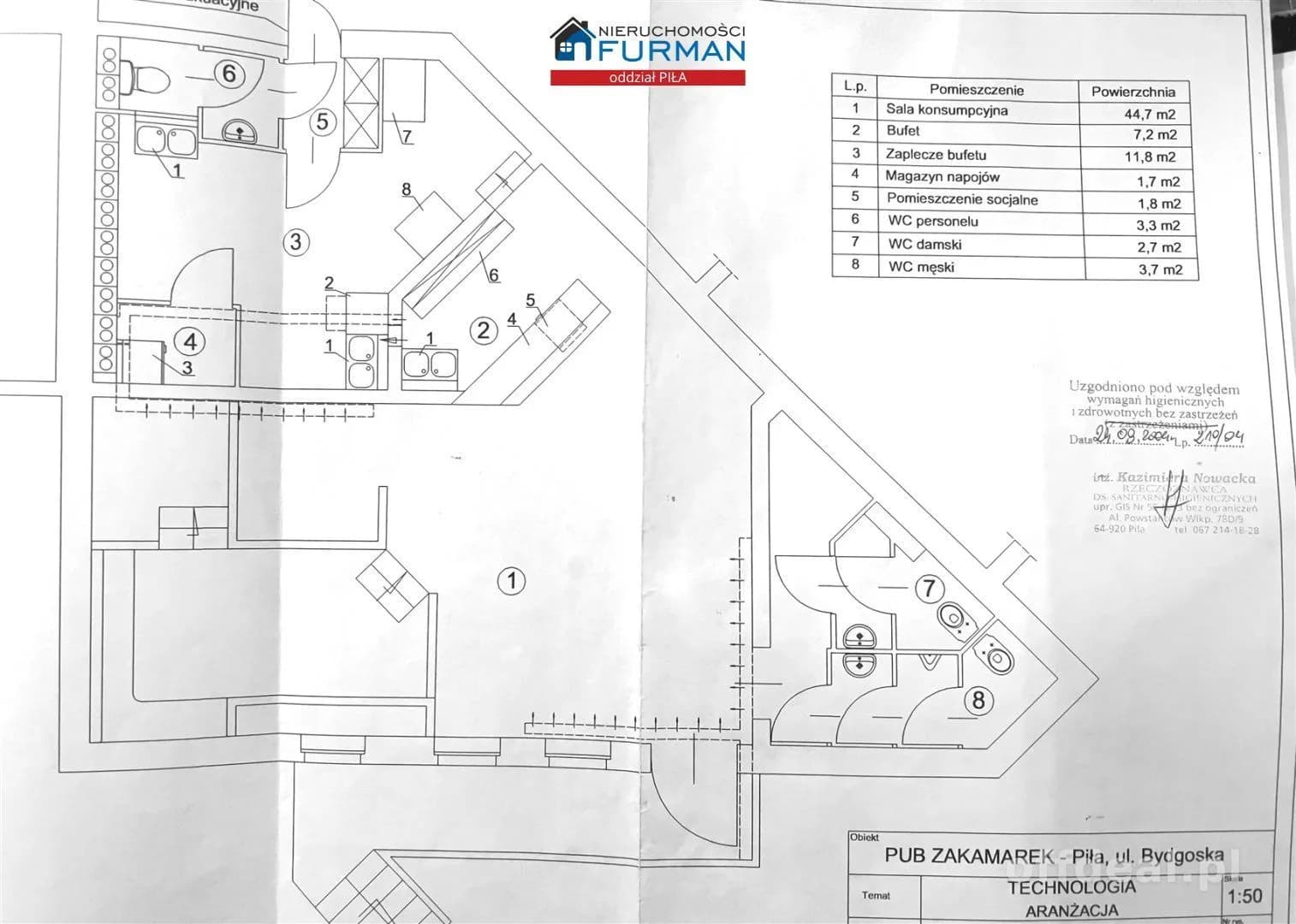bien commercial à louer à Piła, Zamość | 86,4 m²