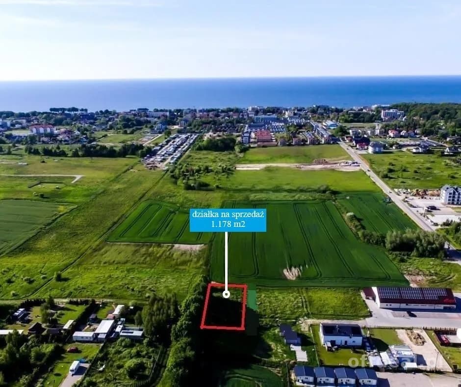 terrain à vendre à Ustronie Morskie | 1 178 m²