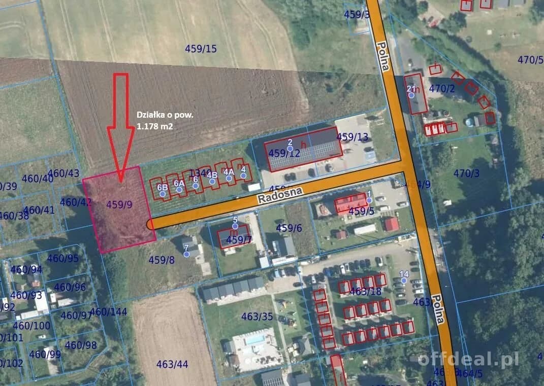 terrain à vendre à Ustronie Morskie | 1 178 m²