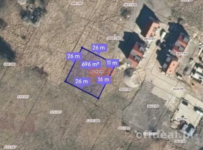 Grundstück zum Verkauf in Mysłowice | 696 m²
