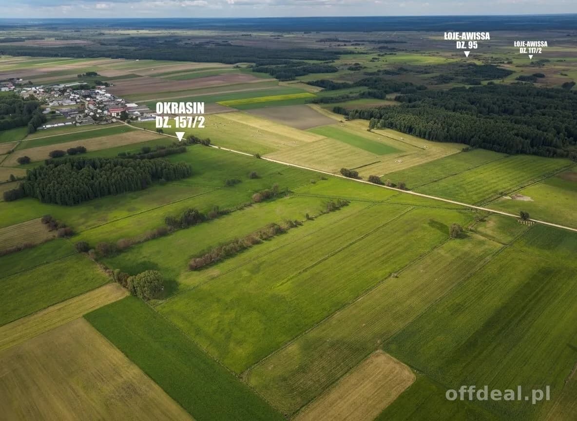 Grundstück zum Verkauf in Radziłów, Okrasin | 11.800 m²