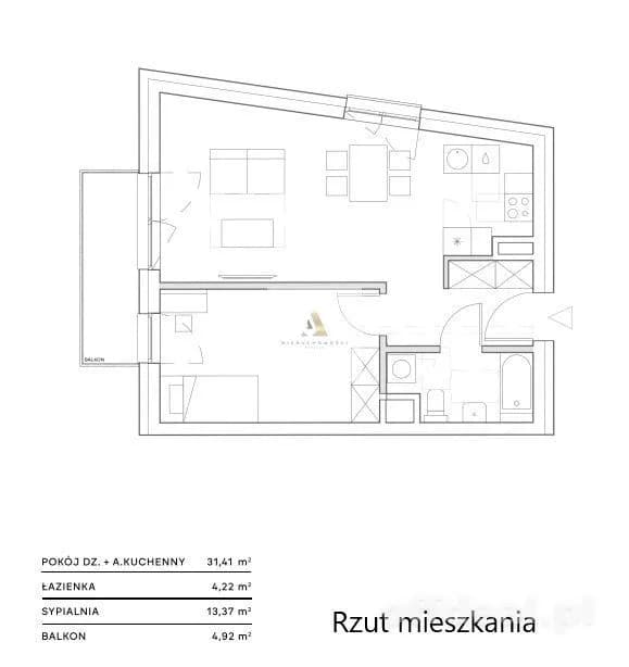 FUNKCJONALNE mieszkanie z BALKONEM tuż przy parku