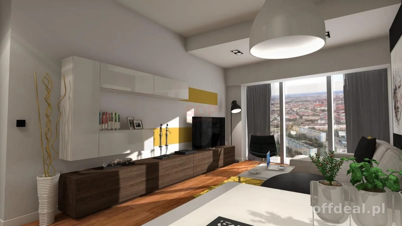 Zamieszkaj w przestronnym apartamencie w najwyższym budynku we Wrocławiu
