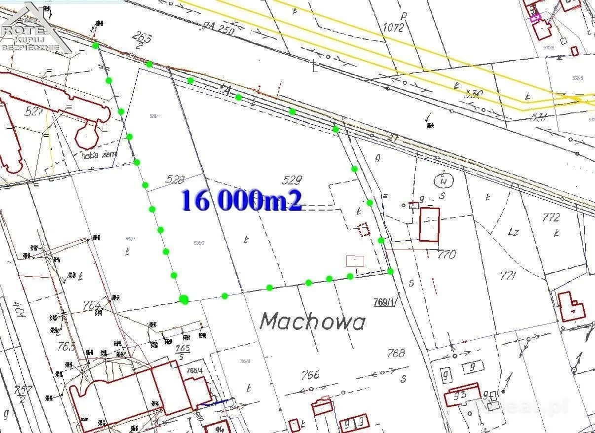 plot for sale in Machowa | 16,000 m²