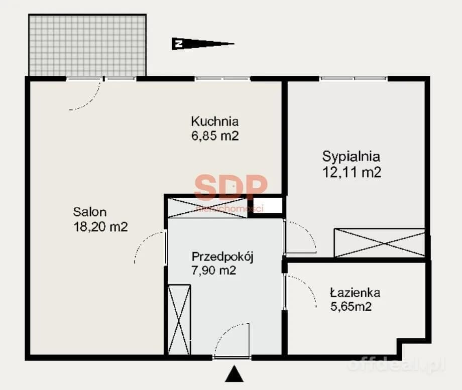 Przestronne 2 pokoje z balkonem, Wojszyce