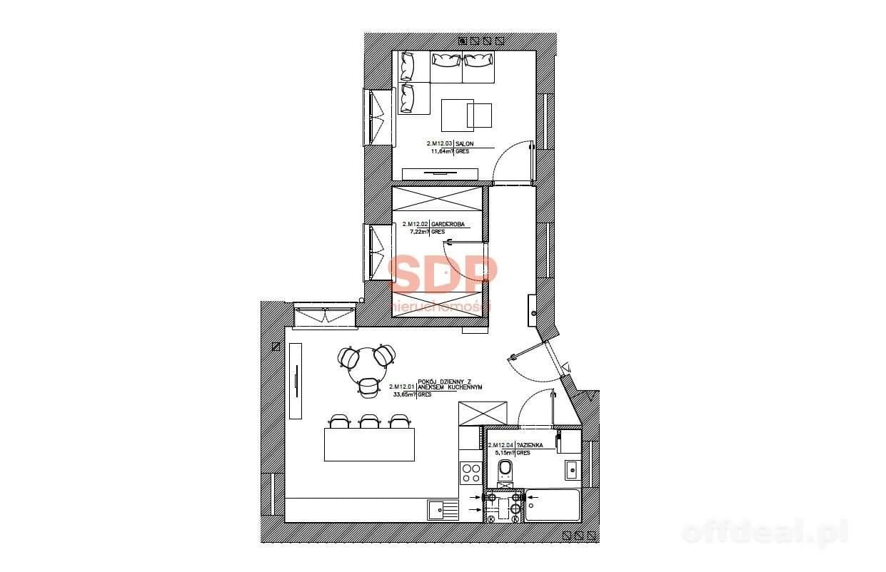 Zdjęcie 7: Mieszkanie, 3 pokoje, 58 m², Łódź