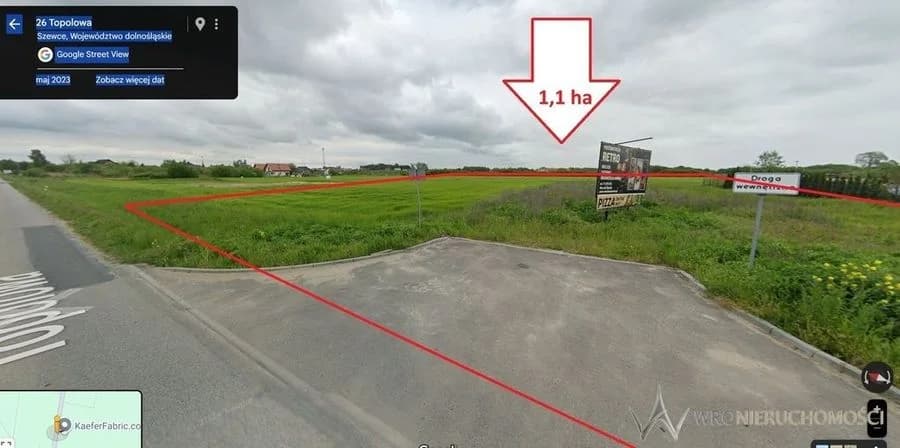 Działka Usługowa 11 000mkw |Szewce|