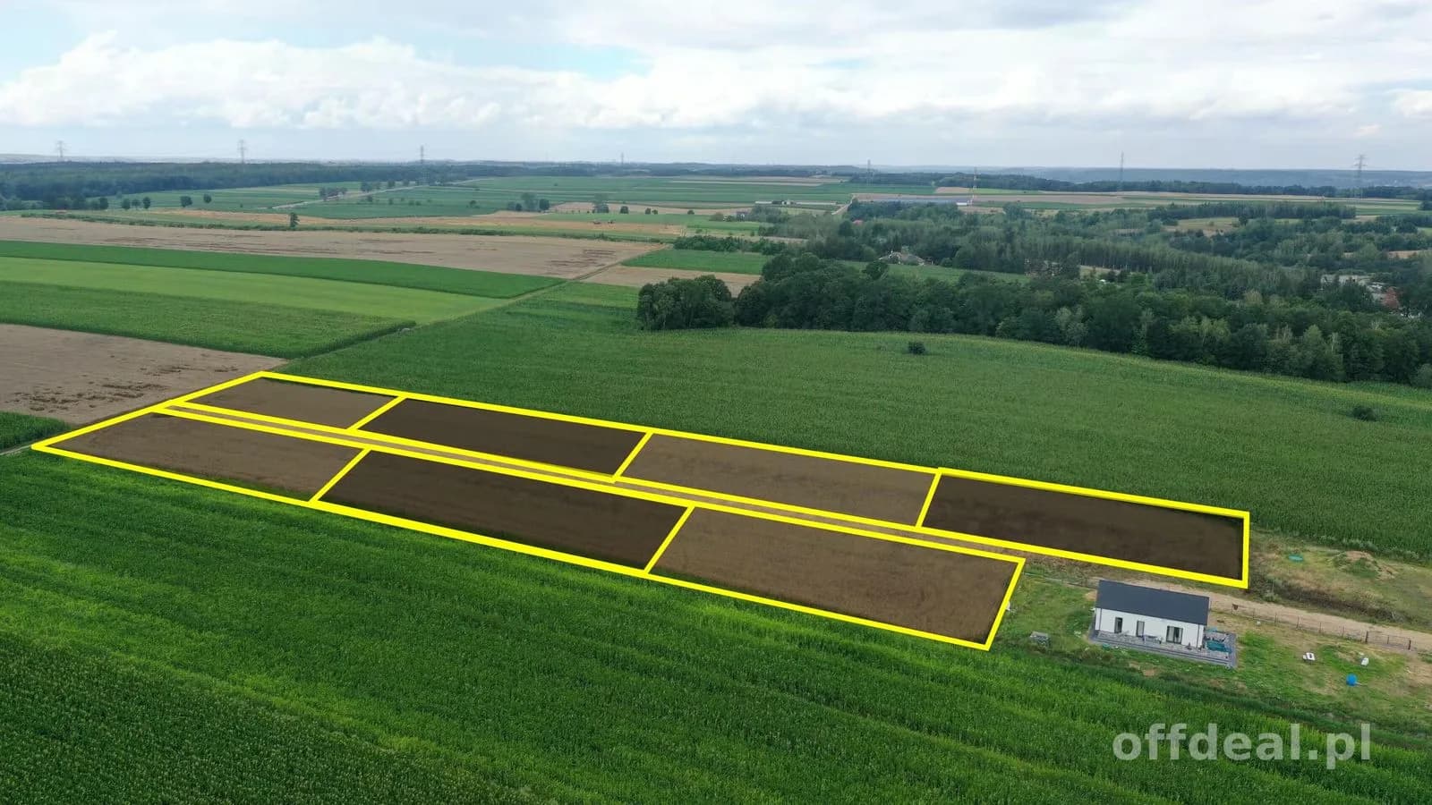 Malownicze działki budowlane Pniewo - OSTATNIA DZIAŁKA