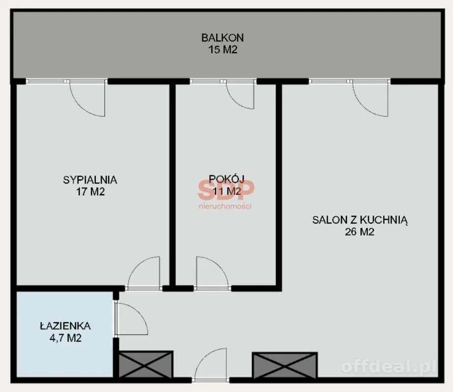 3-room apartment for sale in Wrocław, Fabryczna, Maślice | 67.3 m²