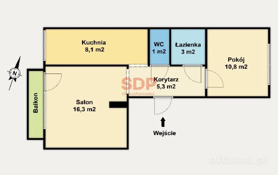 2 pokoje na zielonym Radogoszczu!