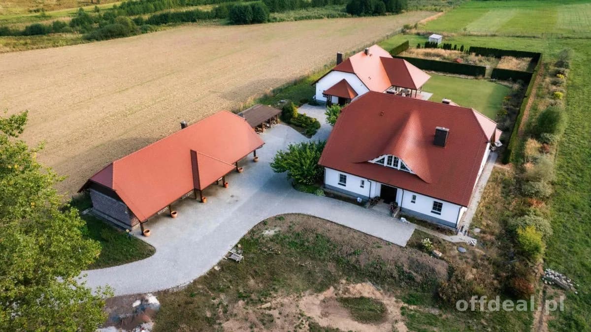 Posiadłość-4,5ha, Dwa Domy, Garaż-Stary Wielisław