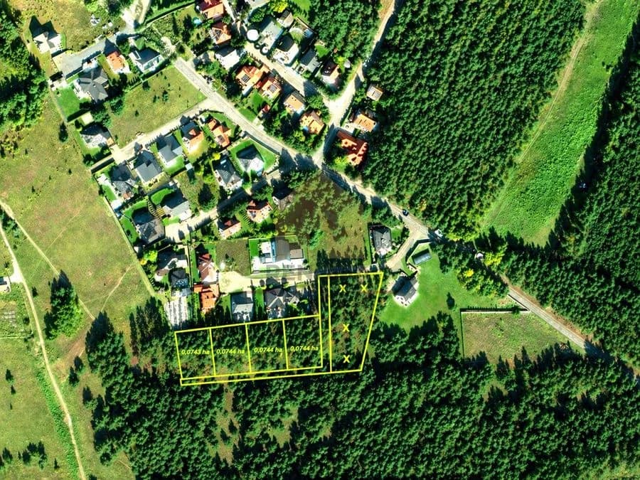 plot for sale in Zielona Góra | 744 m²