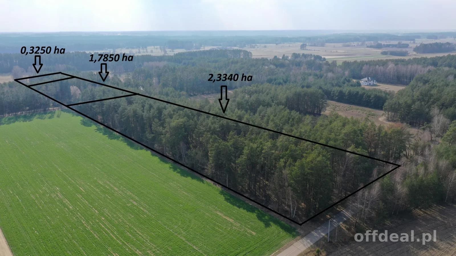 Klimatyczne siedlisko z własnym lasem