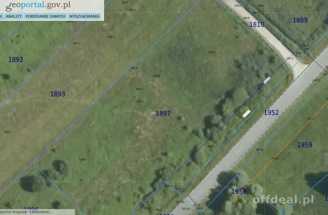 Działka przemysłowa Borek gmina Rzezawa