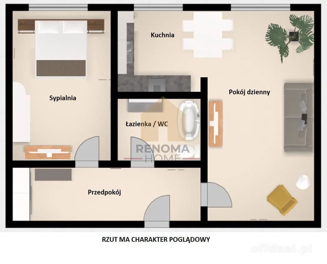 appartement à vendre à Wałbrzych | 2 pièces | 35,01 m²