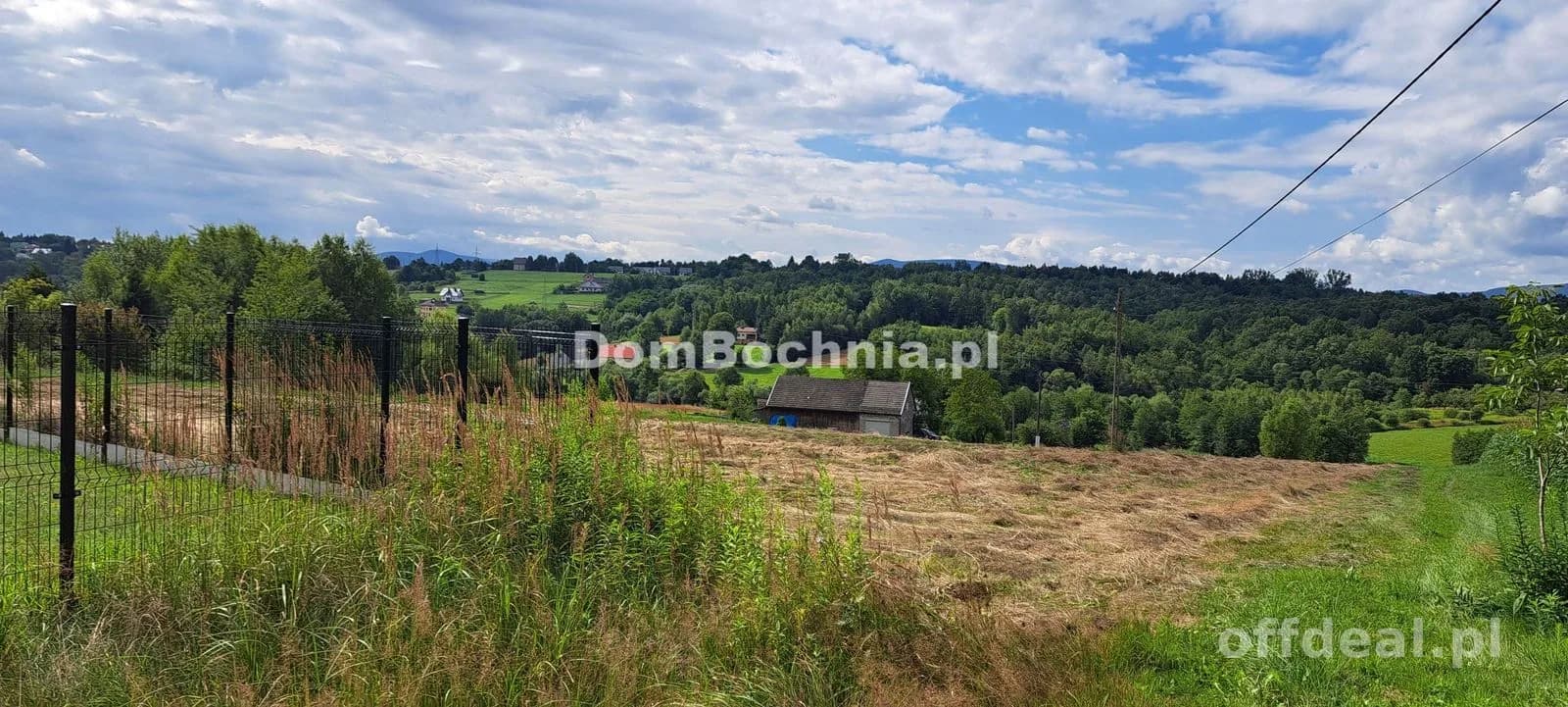 Bieńkowice gm. Dobczyce 30ar zabudowa zagrodowa