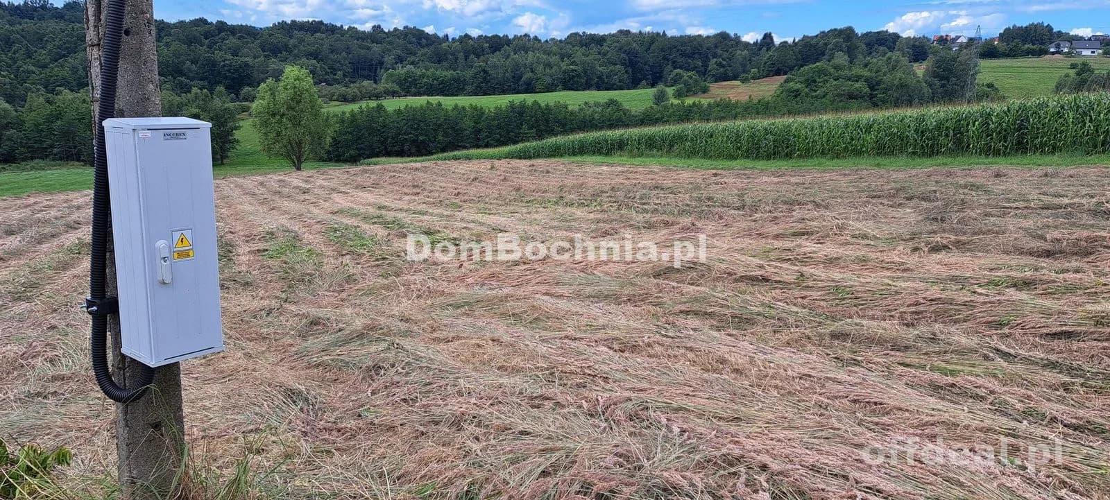 Bieńkowice gm. Dobczyce 30ar zabudowa zagrodowa