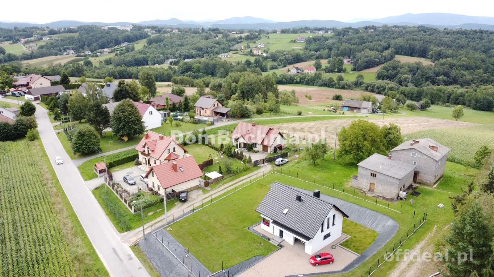 Bieńkowice gm. Dobczyce 30ar zabudowa zagrodowa