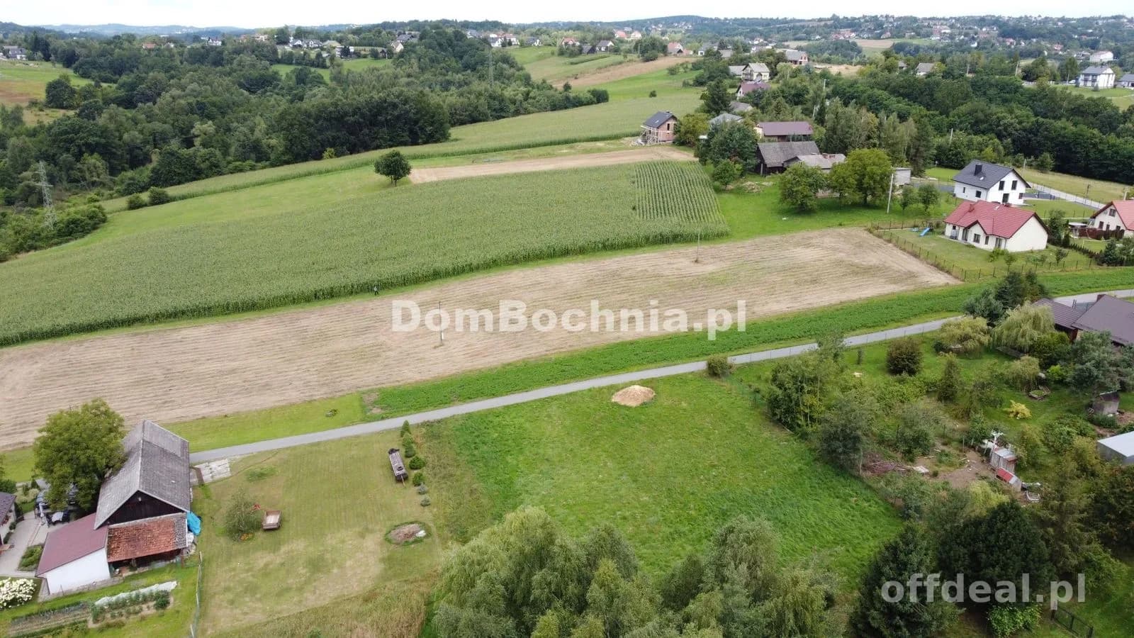 Bieńkowice gm. Dobczyce 30ar zabudowa zagrodowa