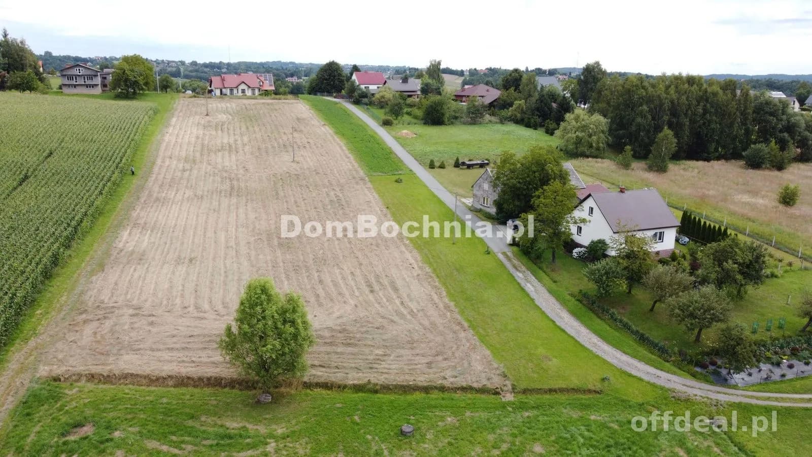 Bieńkowice gm. Dobczyce 30ar zabudowa zagrodowa