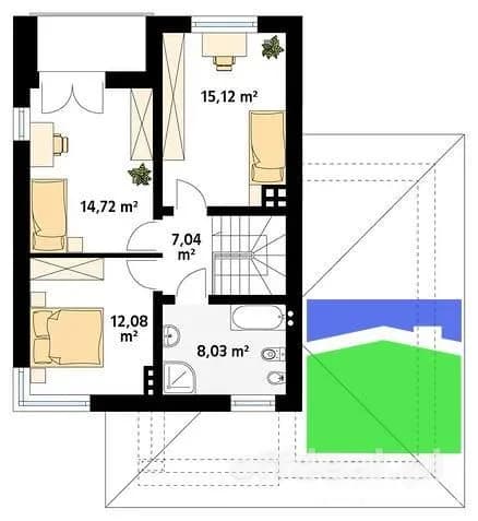 Widzew - działka budowlana z PnB o pow. 1127 m2