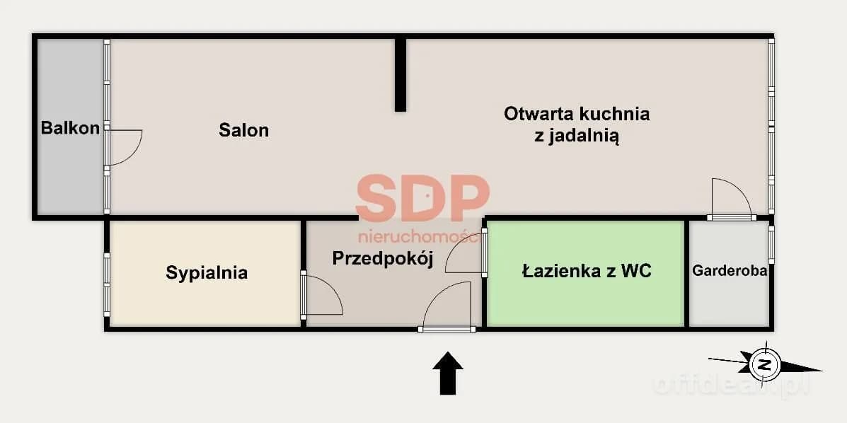 Idealne pod Airbnb|2 pokoje|balkon|ścisłe centrum|gotowe do wejścia