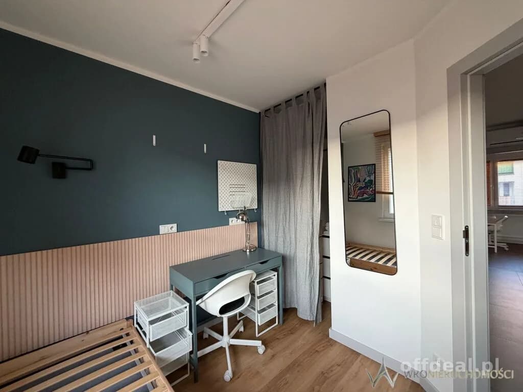 3-Zimmer Wohnung zur Miete in Wrocław | 46,6 m²
