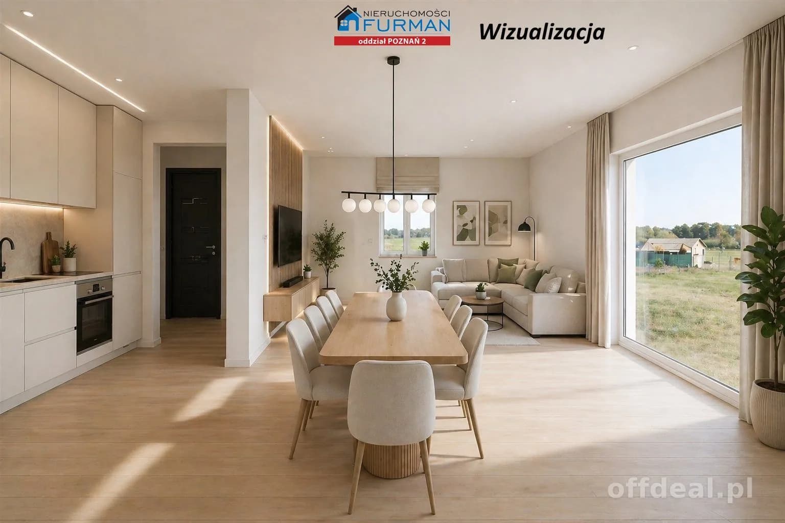 Bliźniak, pompa ciepła, działka 540mkw
